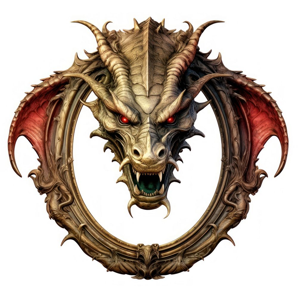 Dragon dragon white background accessories.
