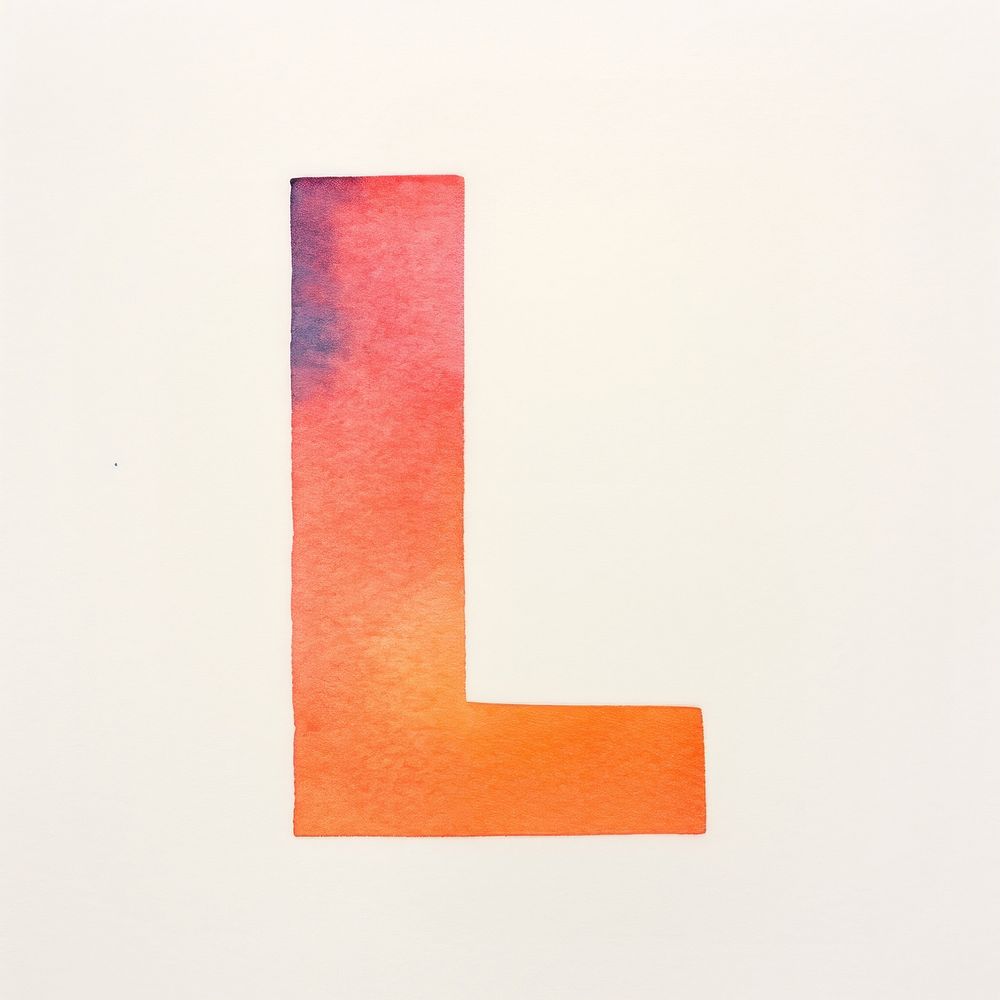 Letters L art symbol number.