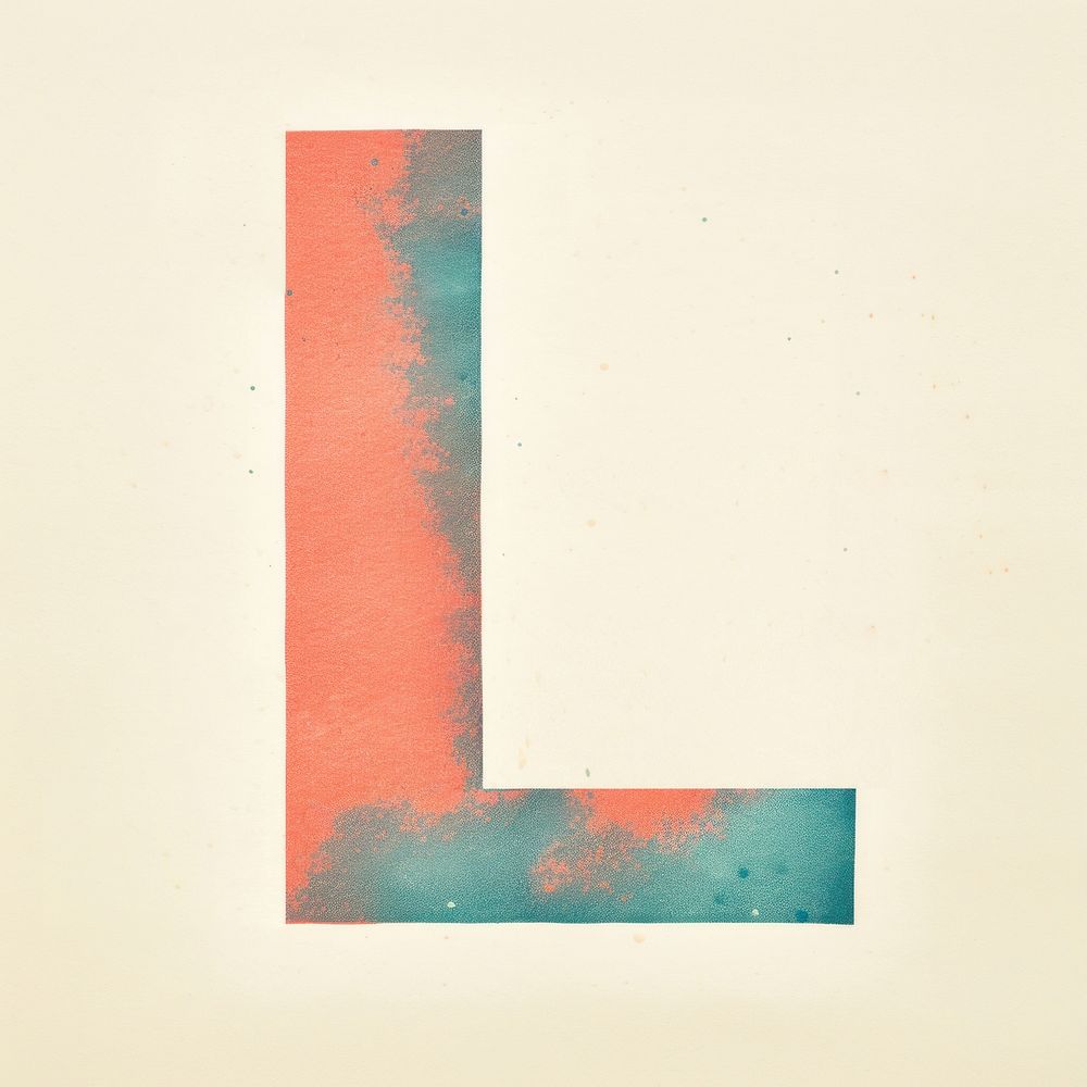 Letters L text symbol number.