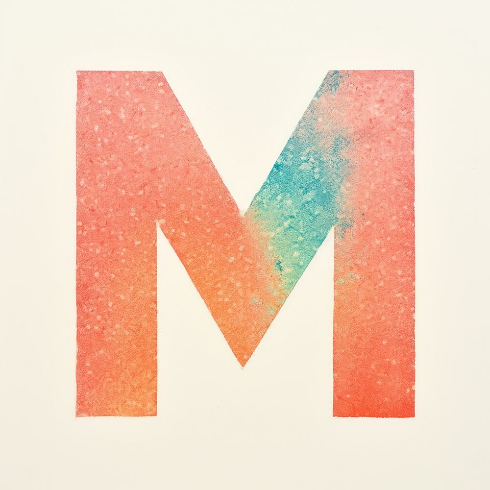 Letters M text art white | Free Photo Illustration - rawpixel