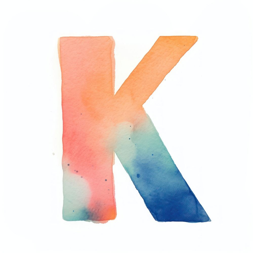 Letters k text symbol art.