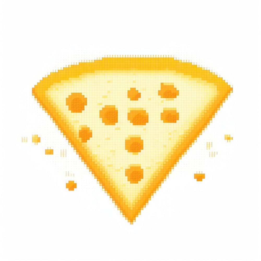 Cross stitch cheese food yellow person.