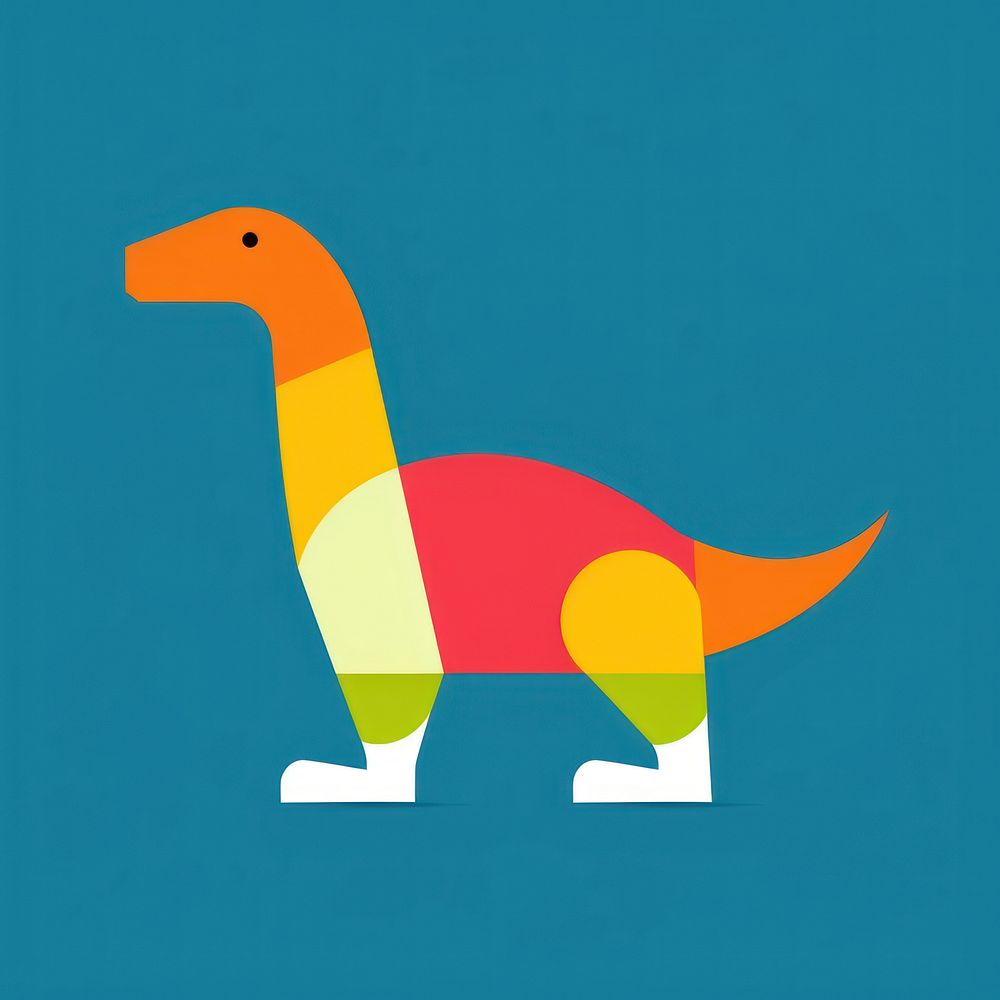 Dinosaur cartoon animal representation.