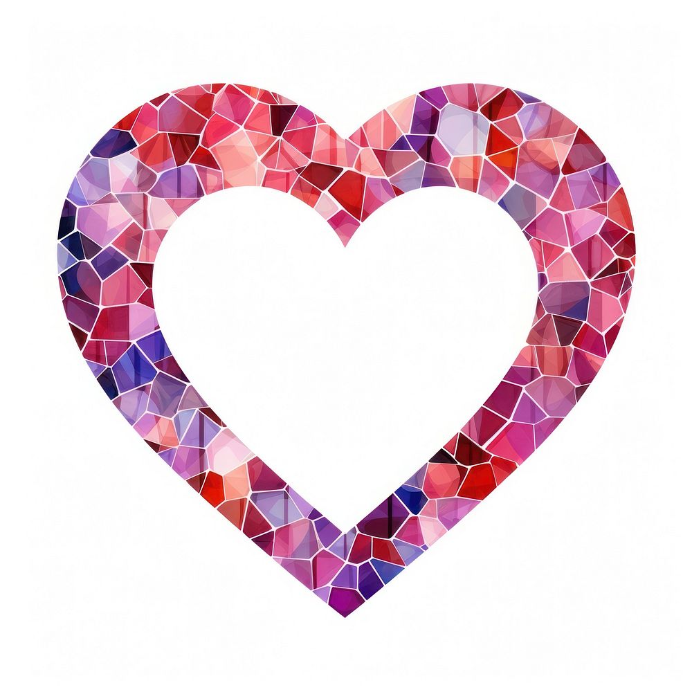 Heart-shaped backgrounds purple red.