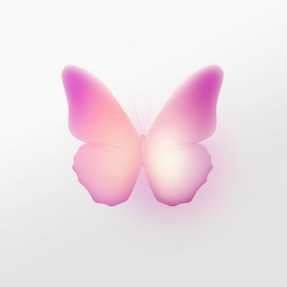 Abstract blurred gradient illustration butterfly petal pink fragility.