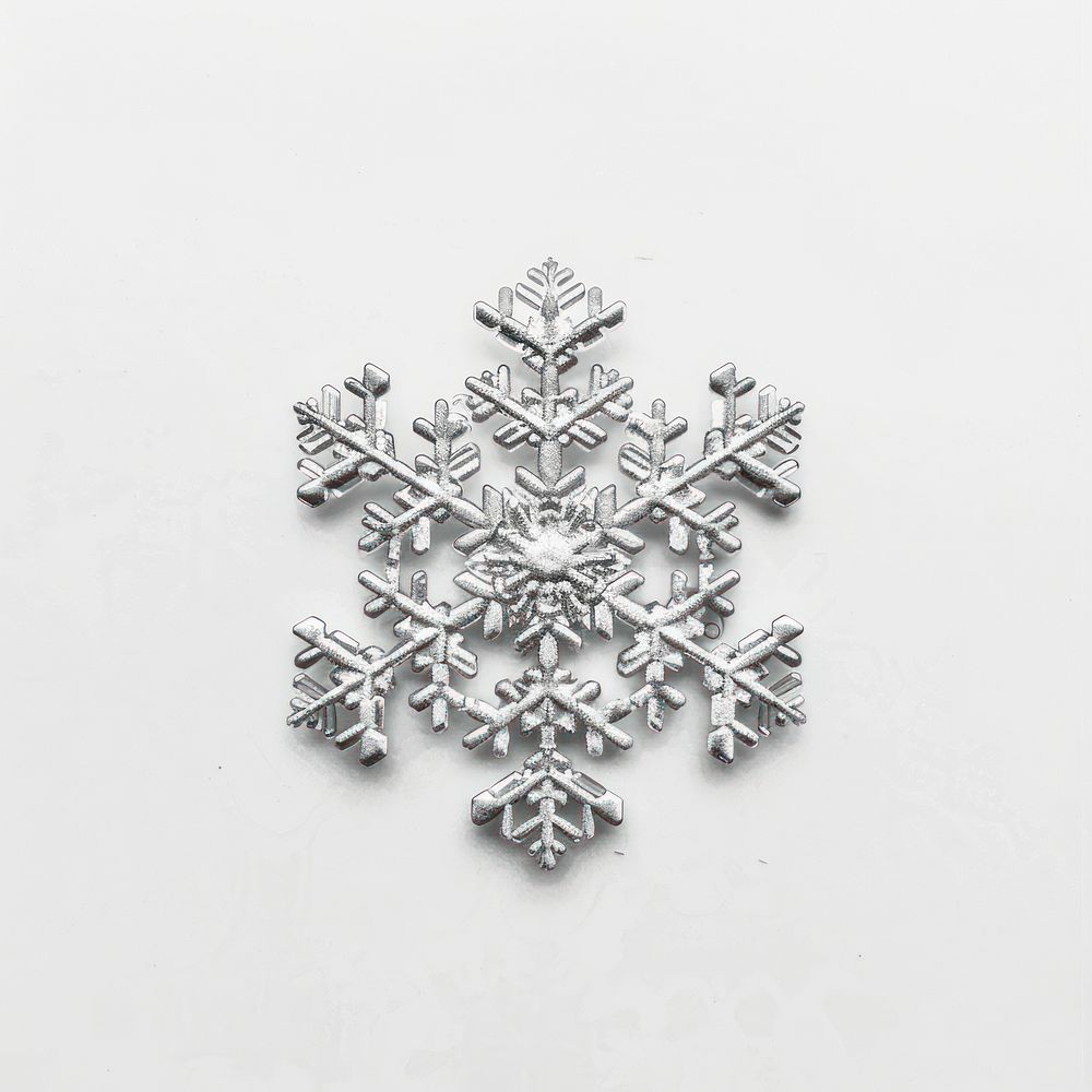 Snowflake white celebration monochrome.
