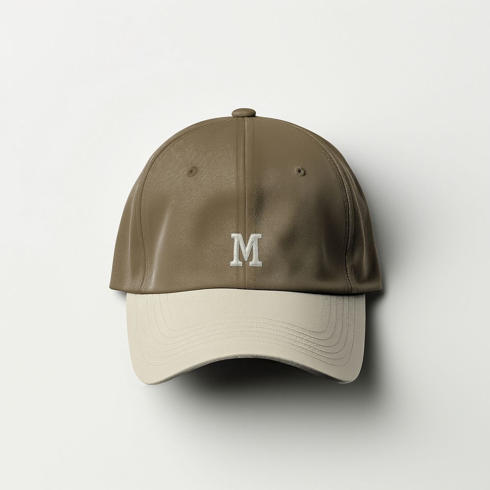 Brown cap mockup psd