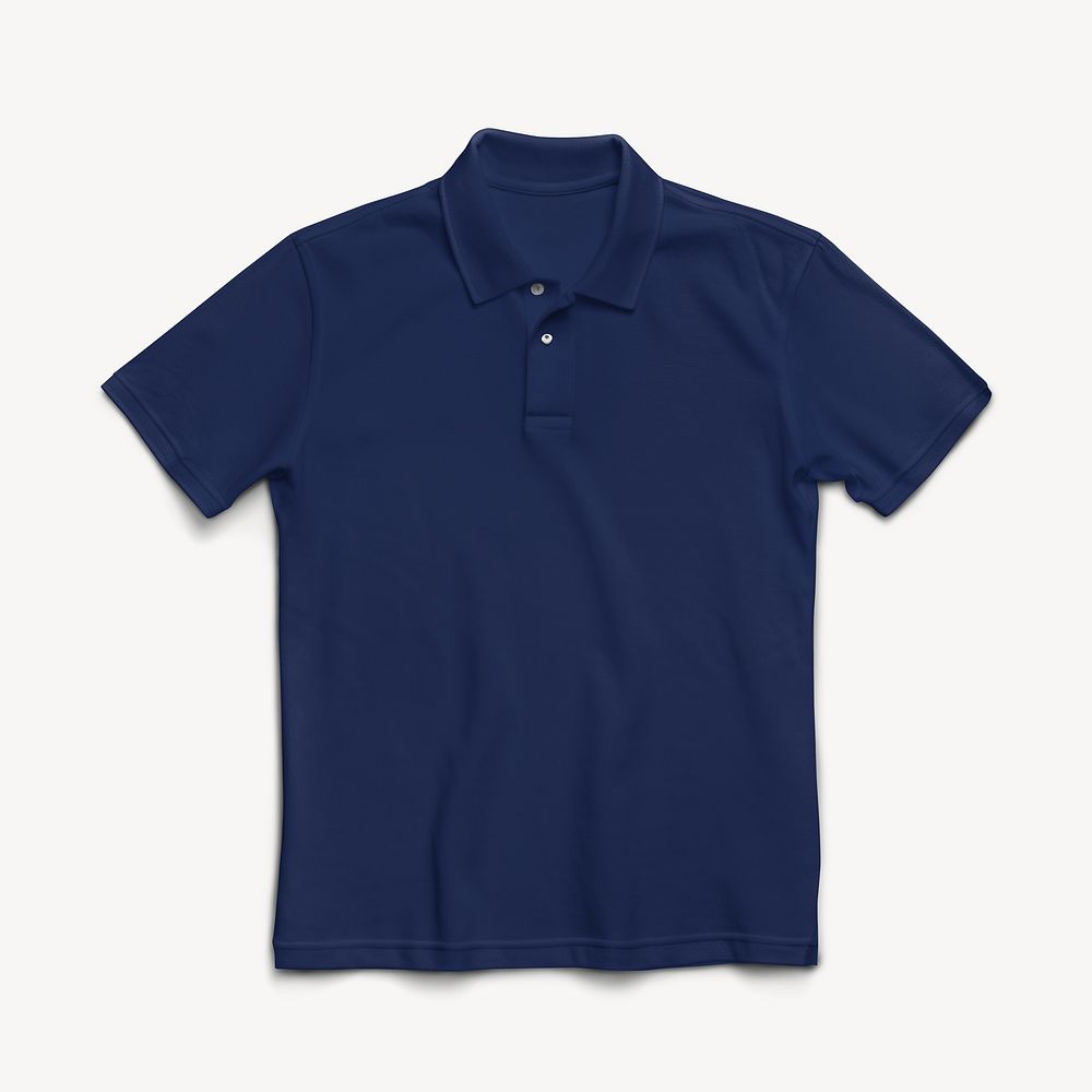Navy blue polo shirt