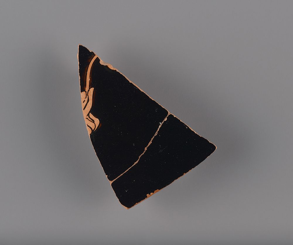Attic Red-Figure Neck Amphora Fragment (comprised of 2 joined fragments) by Berlin Painter