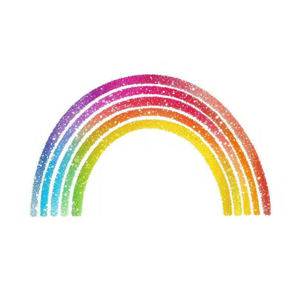 Rainbow icon shape white background architecture.