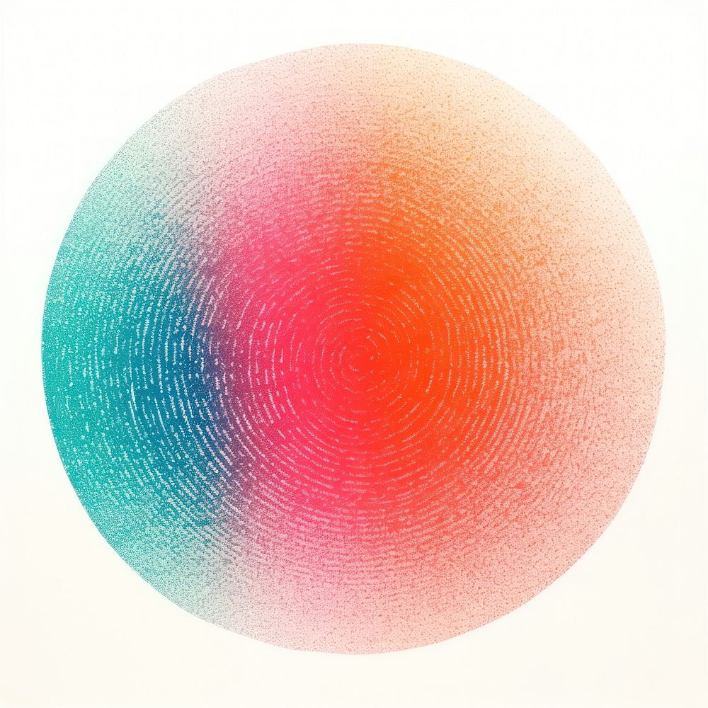 Circle shaped Risograph style backgrounds concentric astronomy.