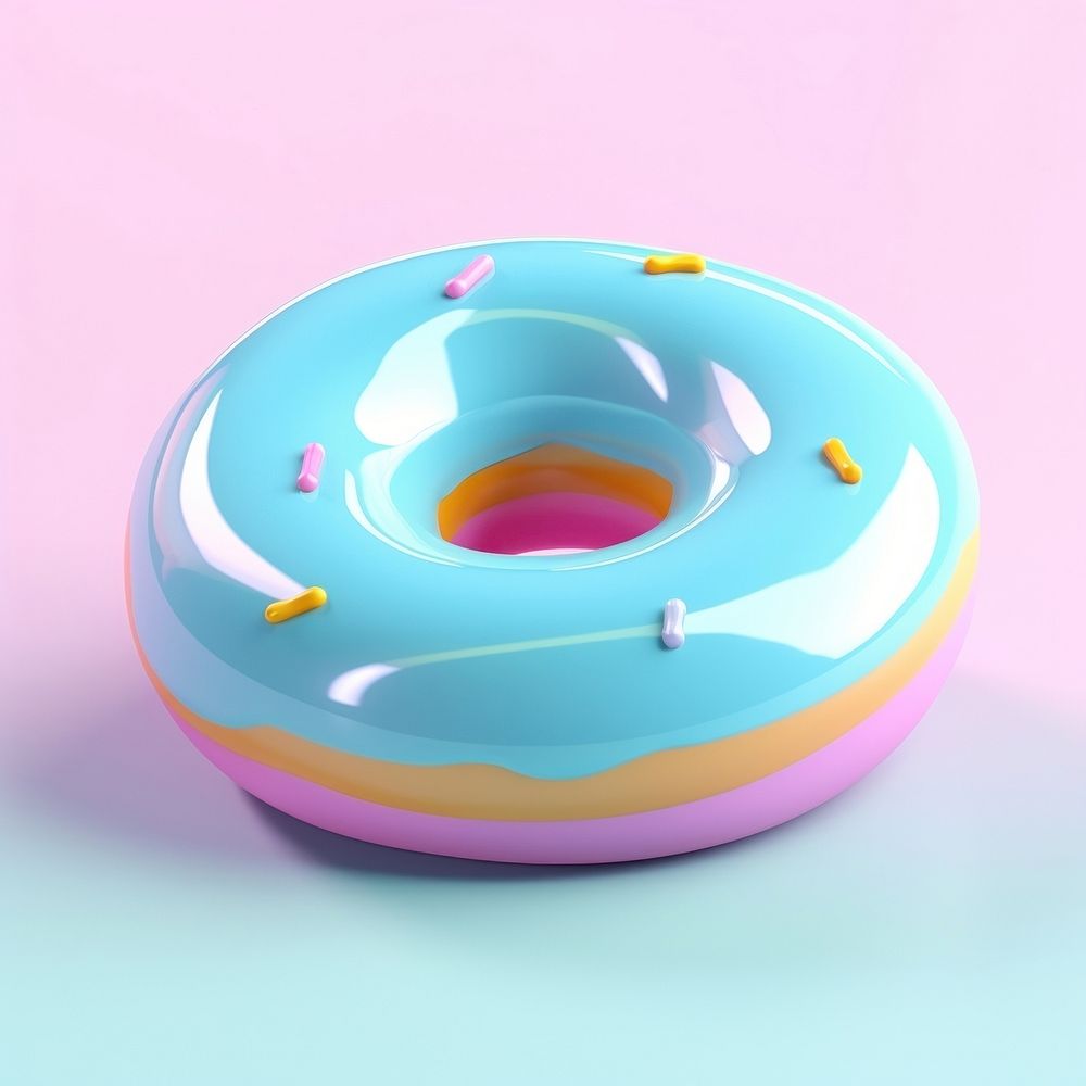 3d jelly donut shape confectionery inflatable.