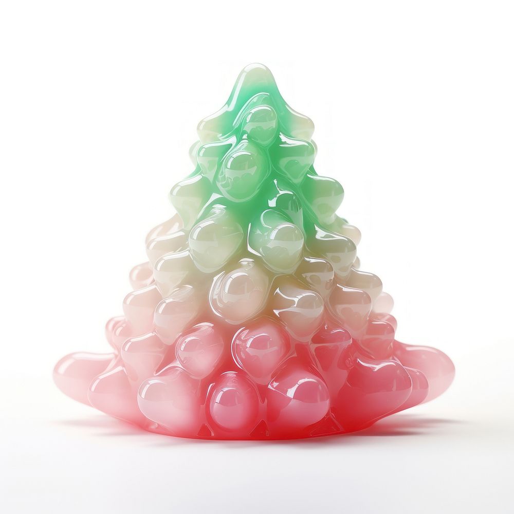 3d jelly glitter christmas tree dessert sweets candy.
