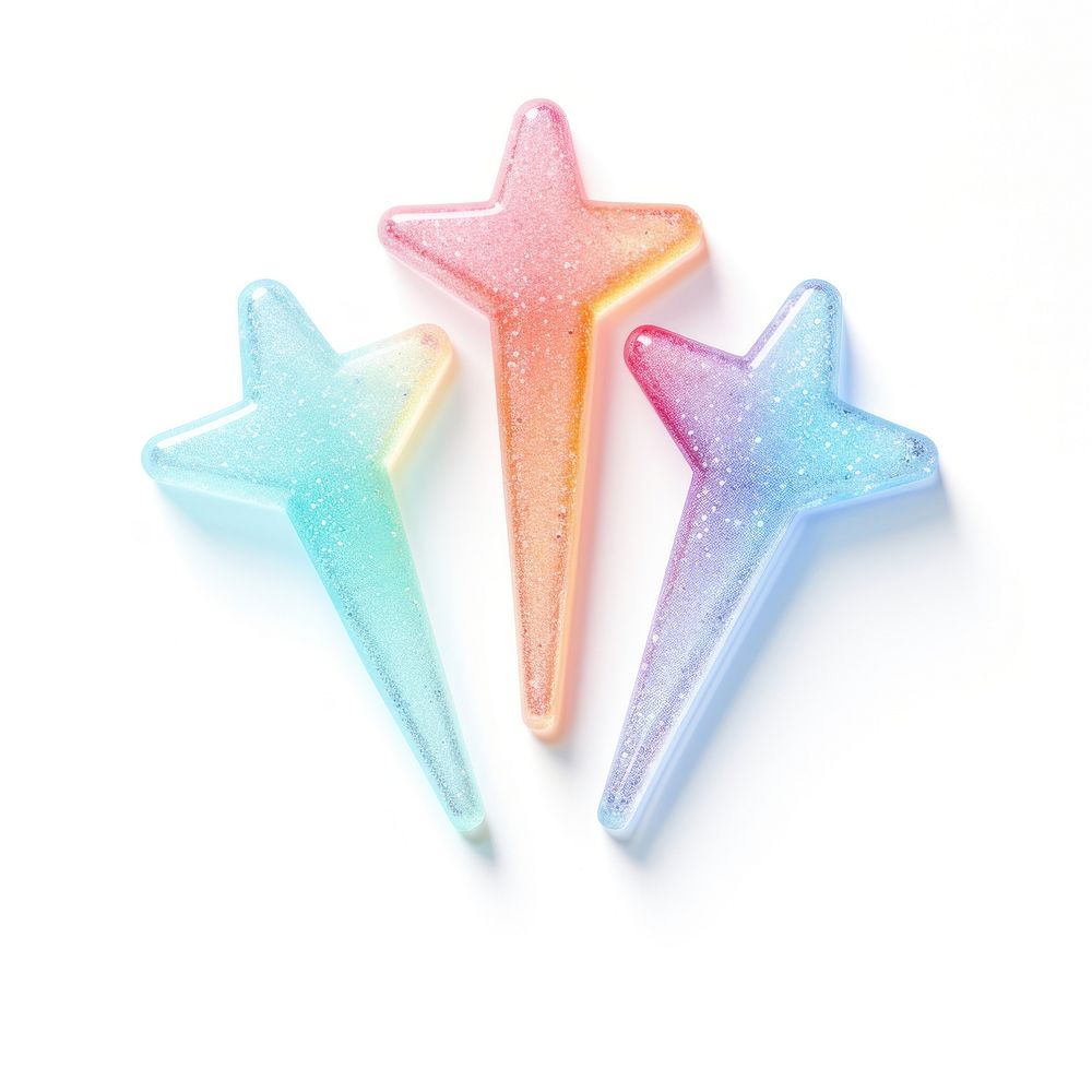 3d jelly glitter arrow sweets candy confectionery.