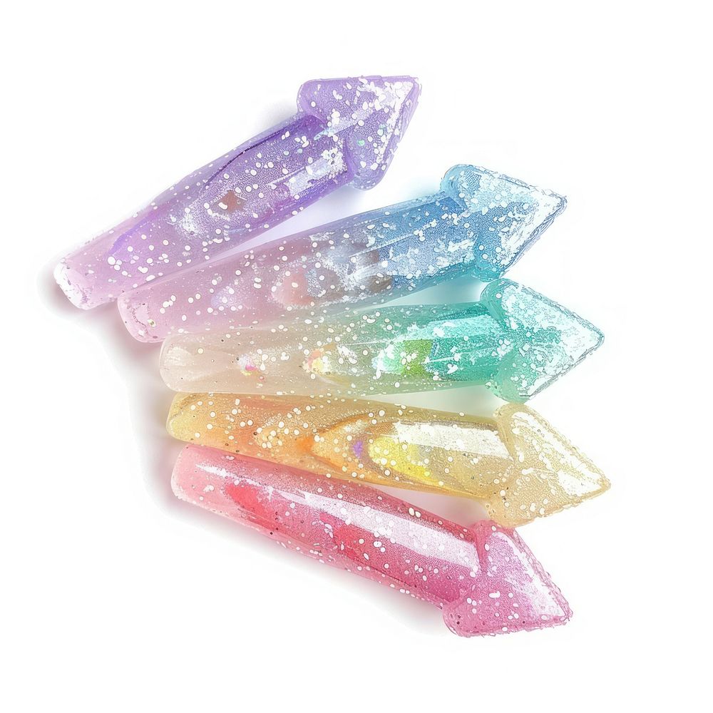 3d jelly glitter arrow candy confectionery lightweight.