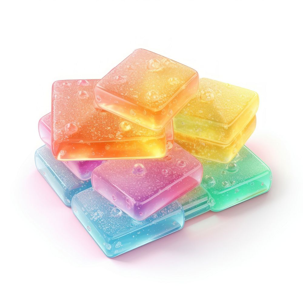 3d jelly glitter book candy soap confectionery.