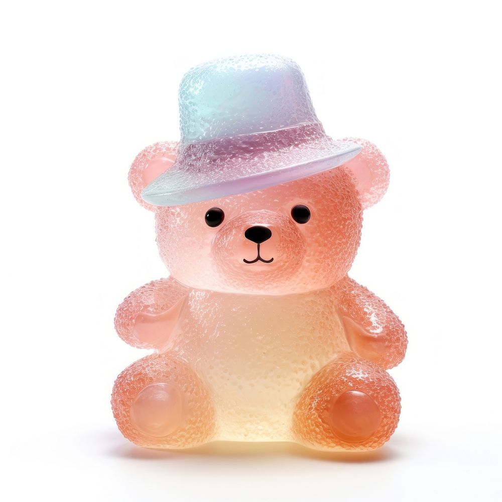 3d jelly glitter Bear sweets bear toy.