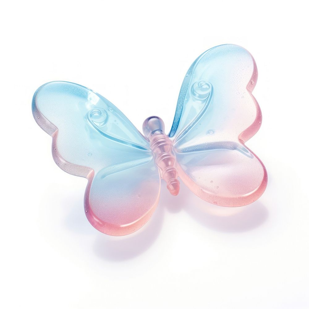 3d jelly glitter butterfly jewelry animal invertebrate.