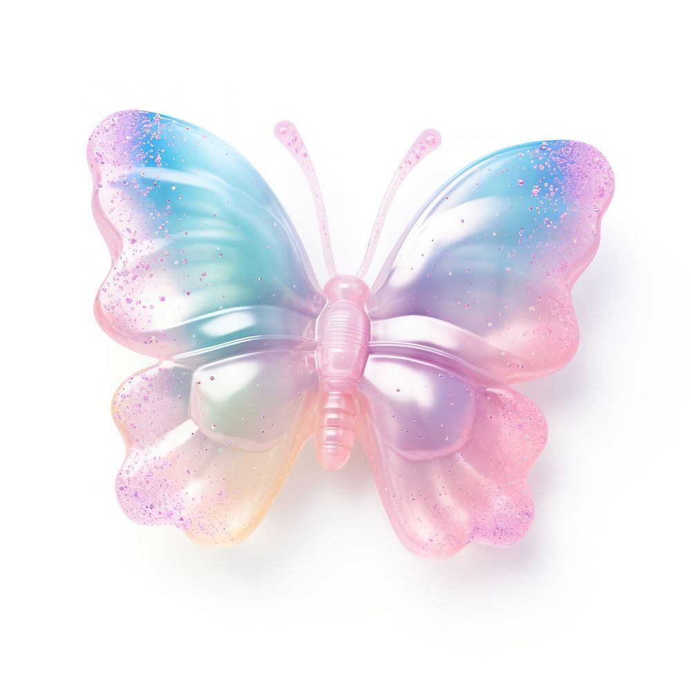 3d jelly glitter butterfly celebration accessories creativity.