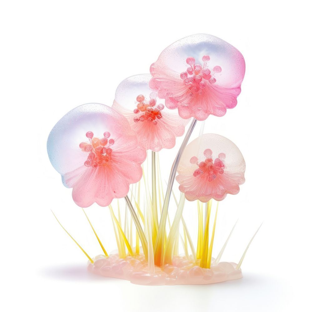 3d jelly glitter grass flower sweets petal.