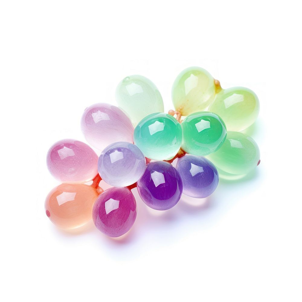 3d jelly glitter grapes gemstone jewelry balloon.