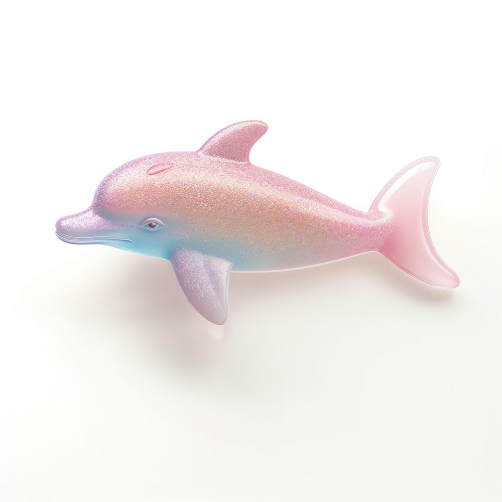 3d jelly glitter dolphin animal mammal fish.