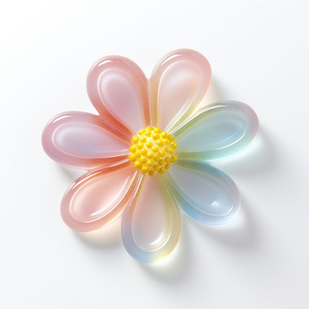 3d jelly glitter daisy jewelry flower candy.