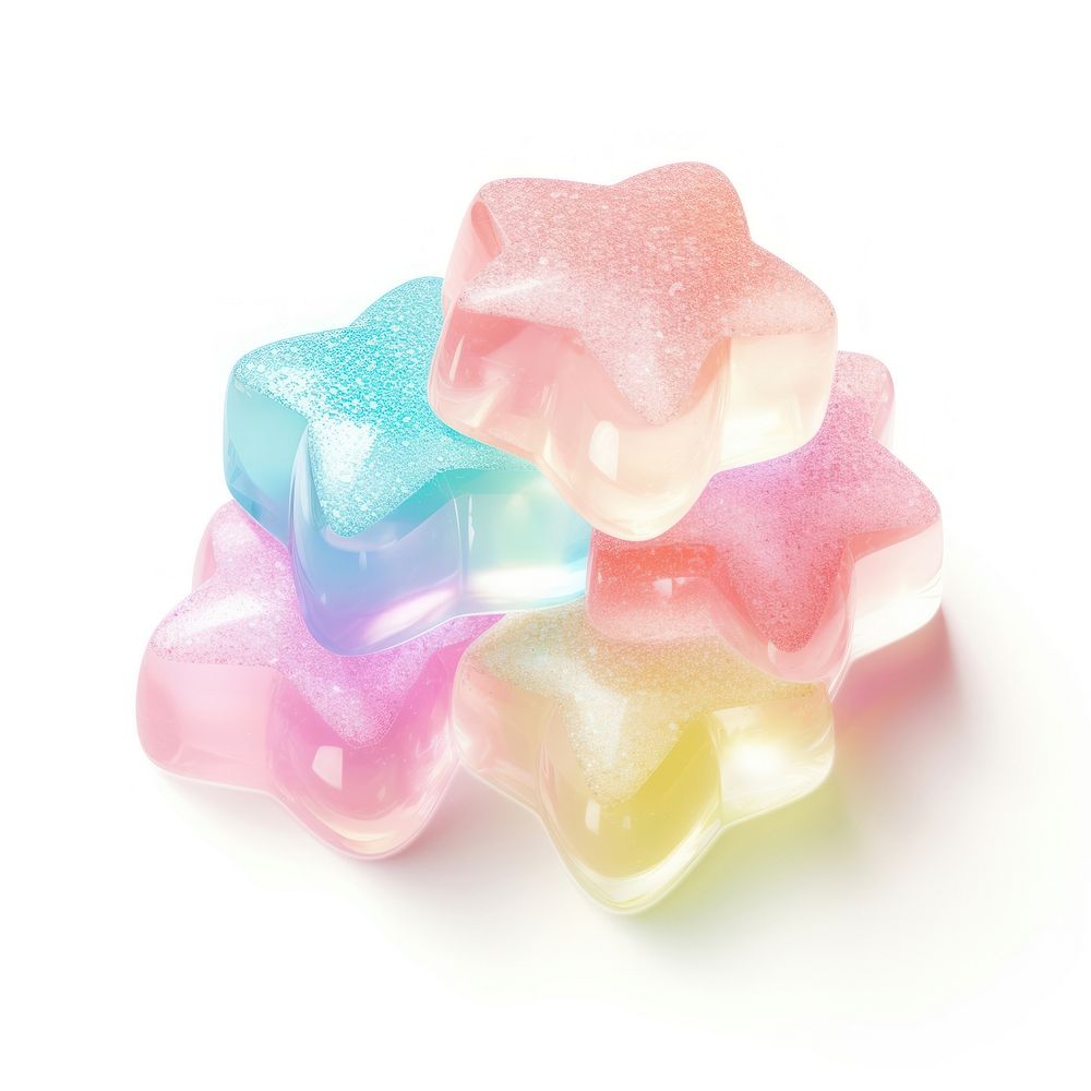 3d jelly glitter diamond candy confectionery sweets.