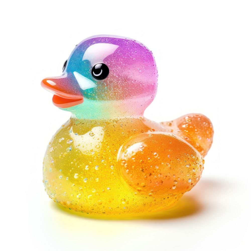 3d jelly glitter duck animal sweets bird.