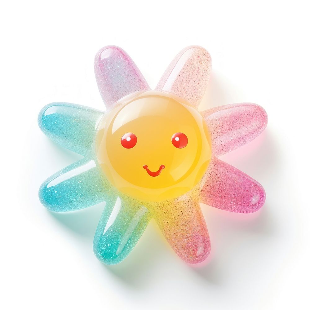3d jelly glitter sun sweets shape candy.
