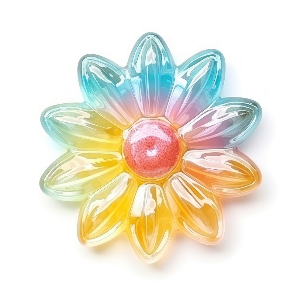 3d jelly glitter sunflower jewelry brooch candy.