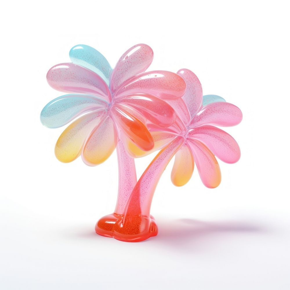 3d jelly glitter palm tree sweets plant toy.