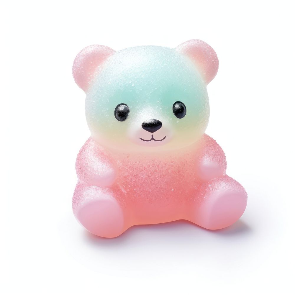 3d jelly glitter panda candy cute toy.
