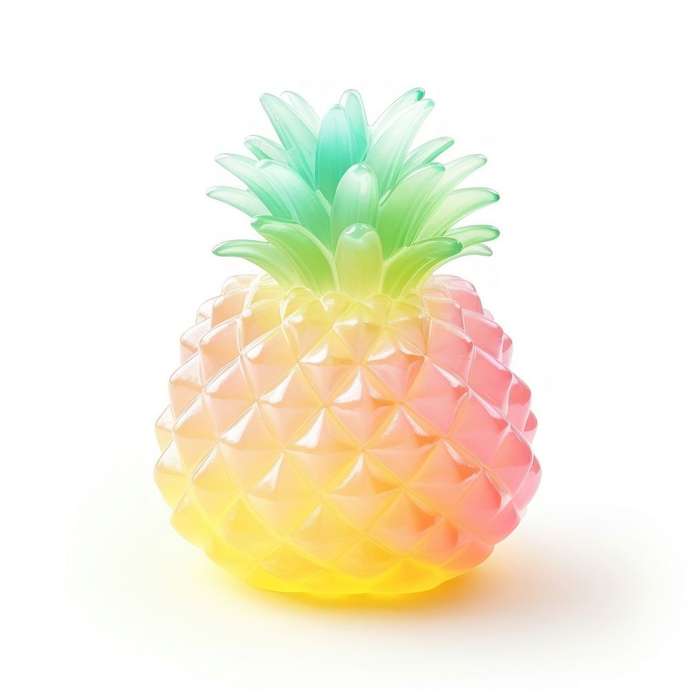 3d jelly glitter pineapple fruit plant food.