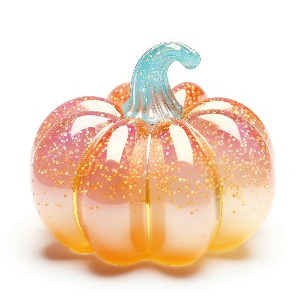 3d jelly glitter pumpkin jack-o'-lantern thanksgiving illuminated.