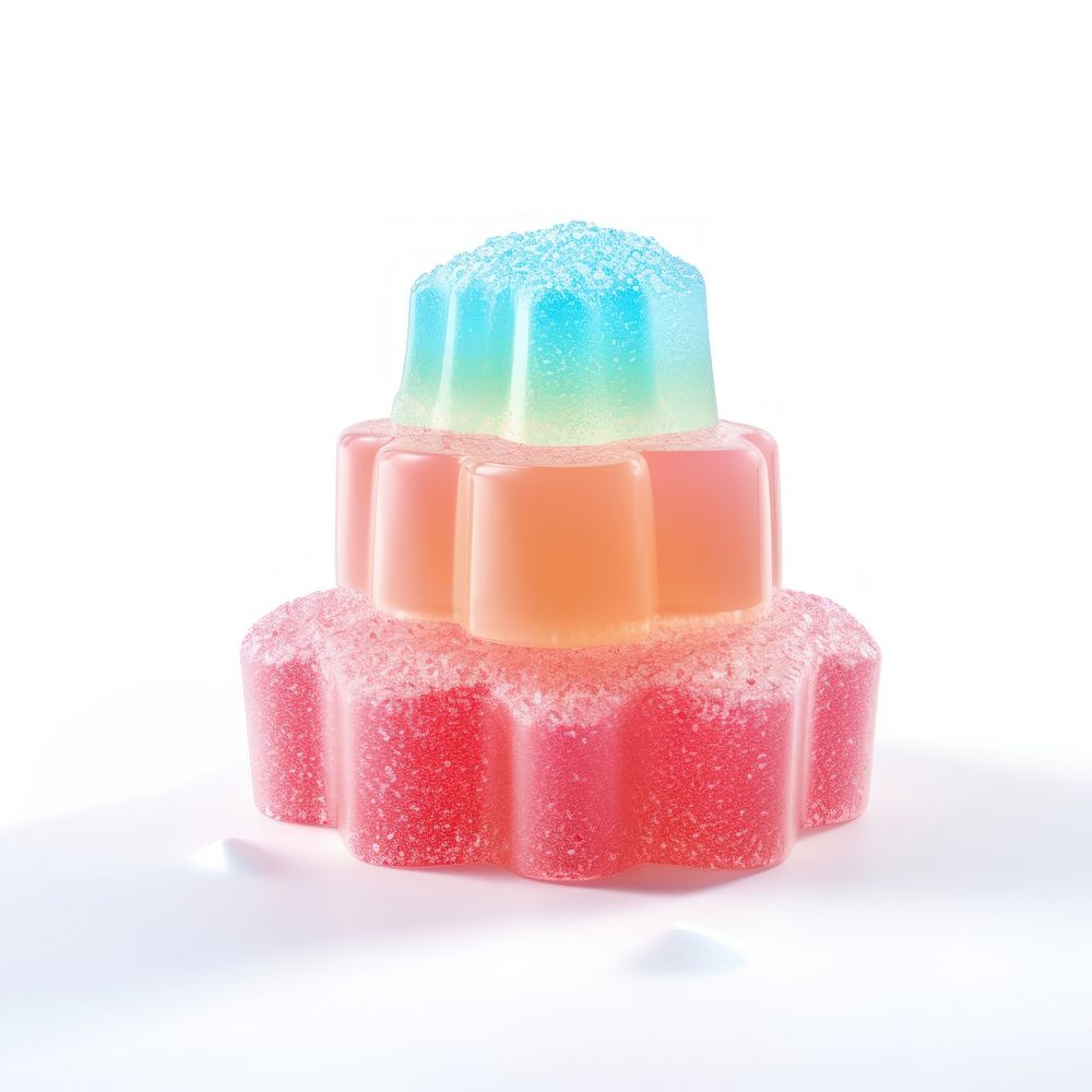 3d jelly glitter warning confectionery dessert sweets.