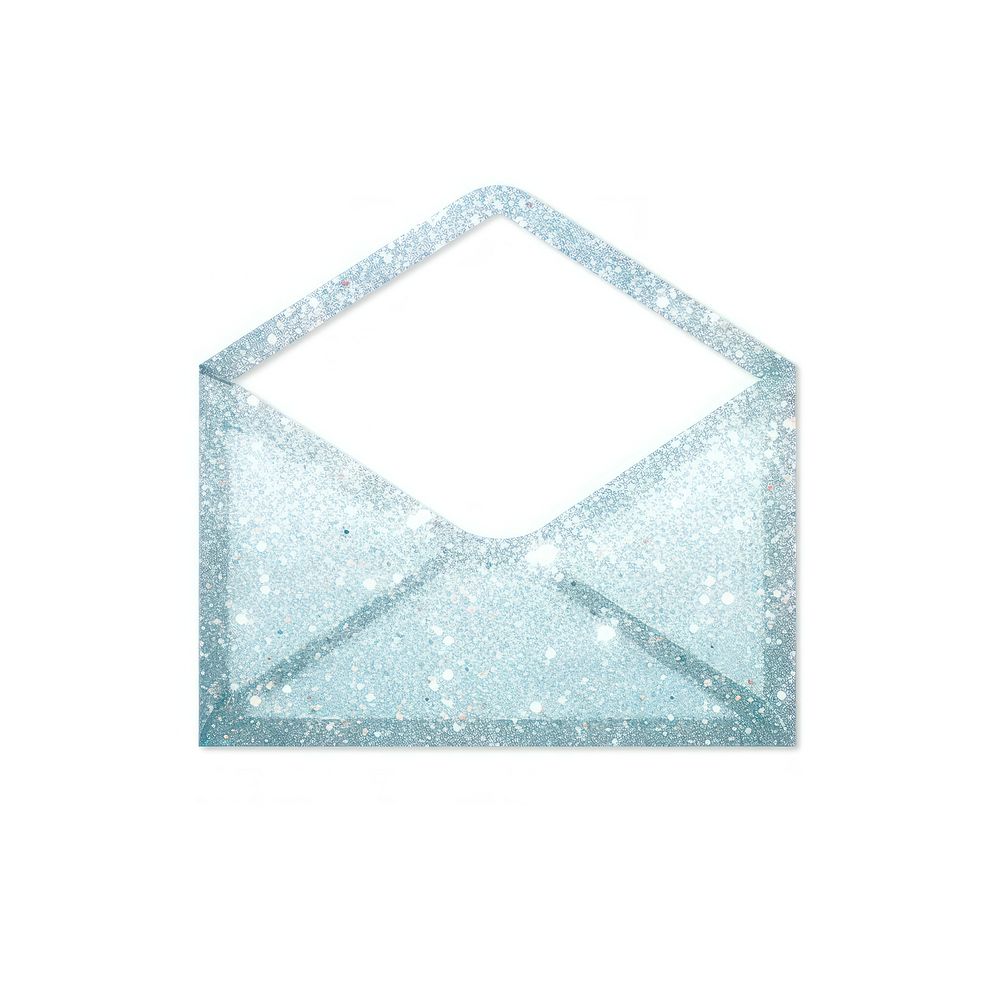 Mail icon shape white background rectangle.