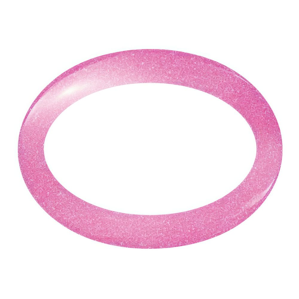 Color pink Oval icon jewelry glitter shape.