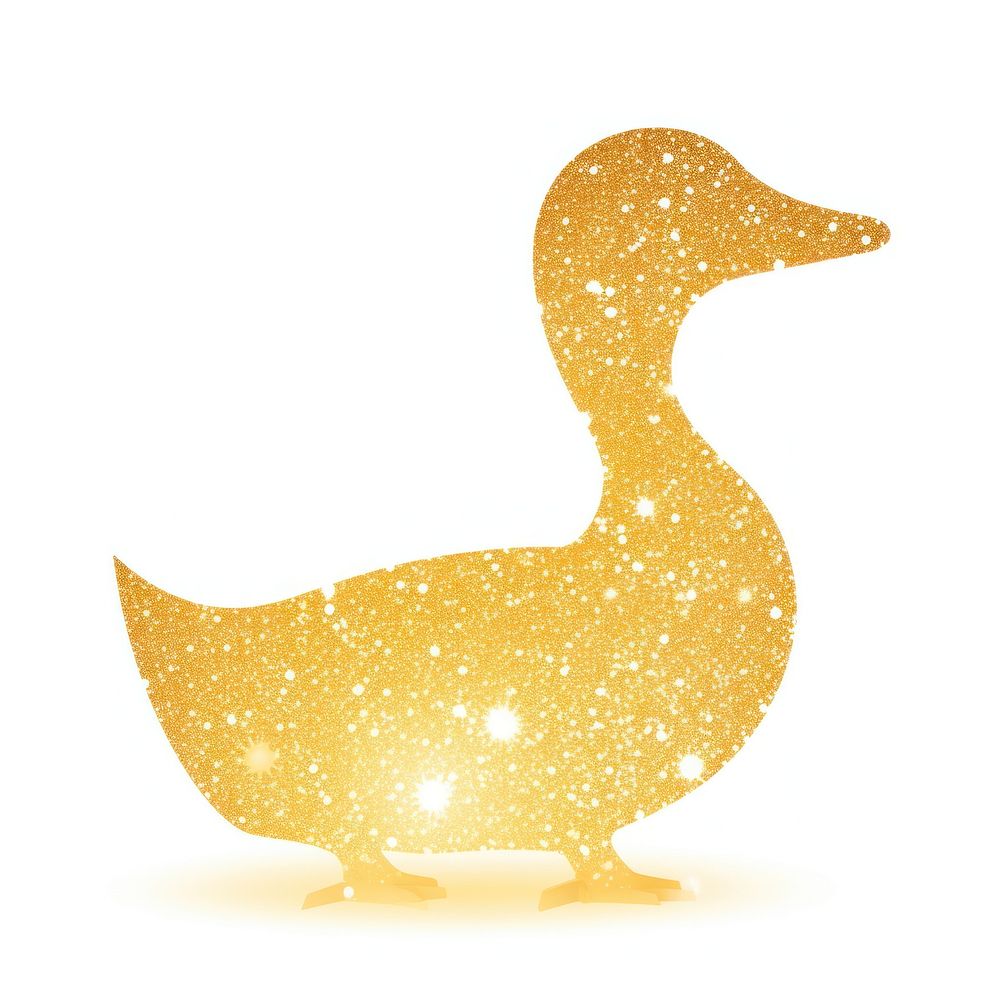 Duck icon animal goose shape.