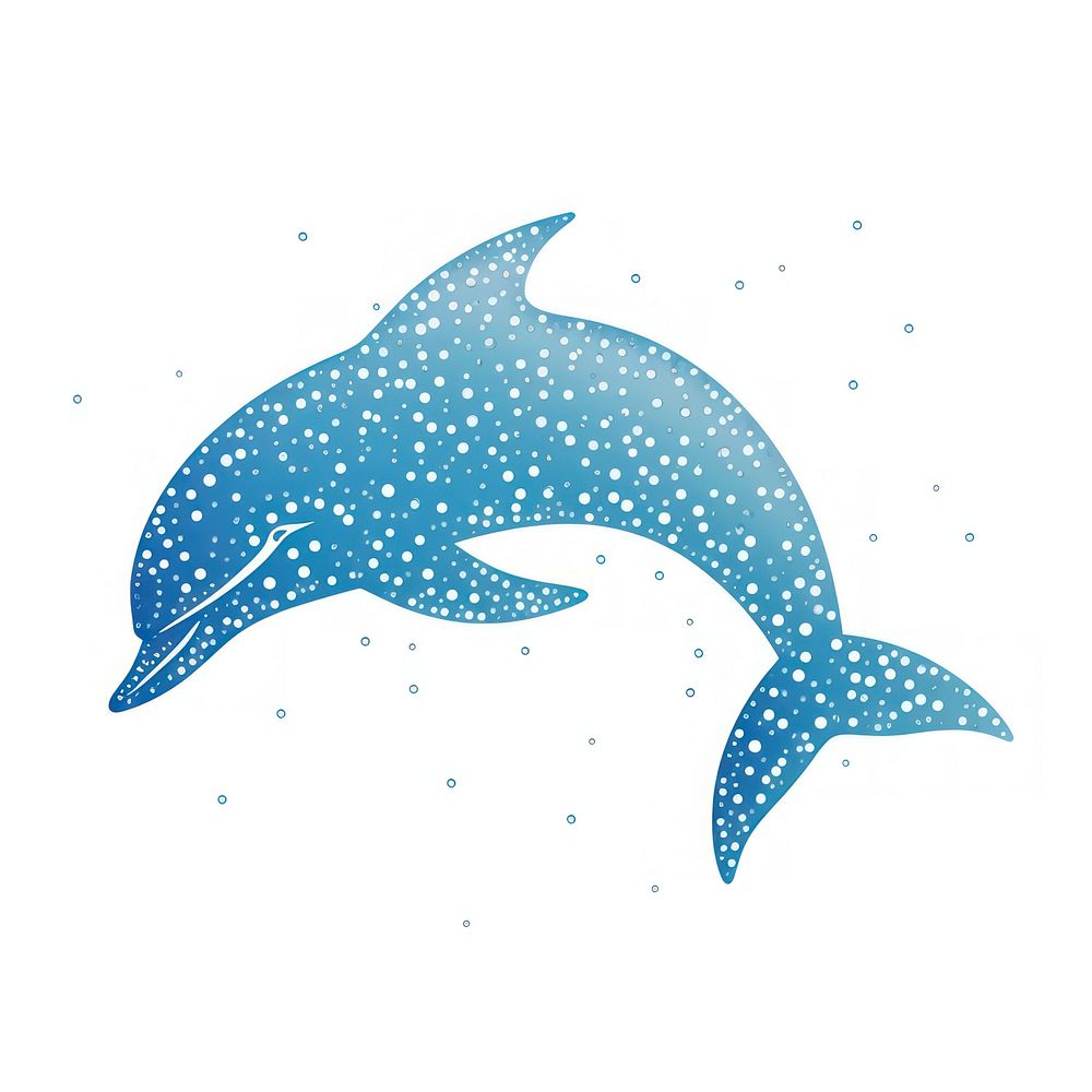 Dolphin icon animal mammal shape.