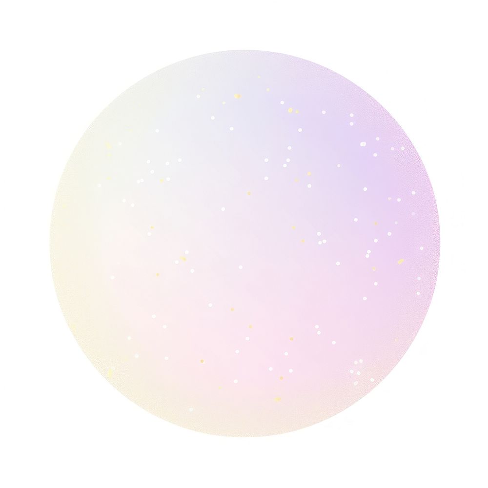 Pastel circle icon sphere shape white background.