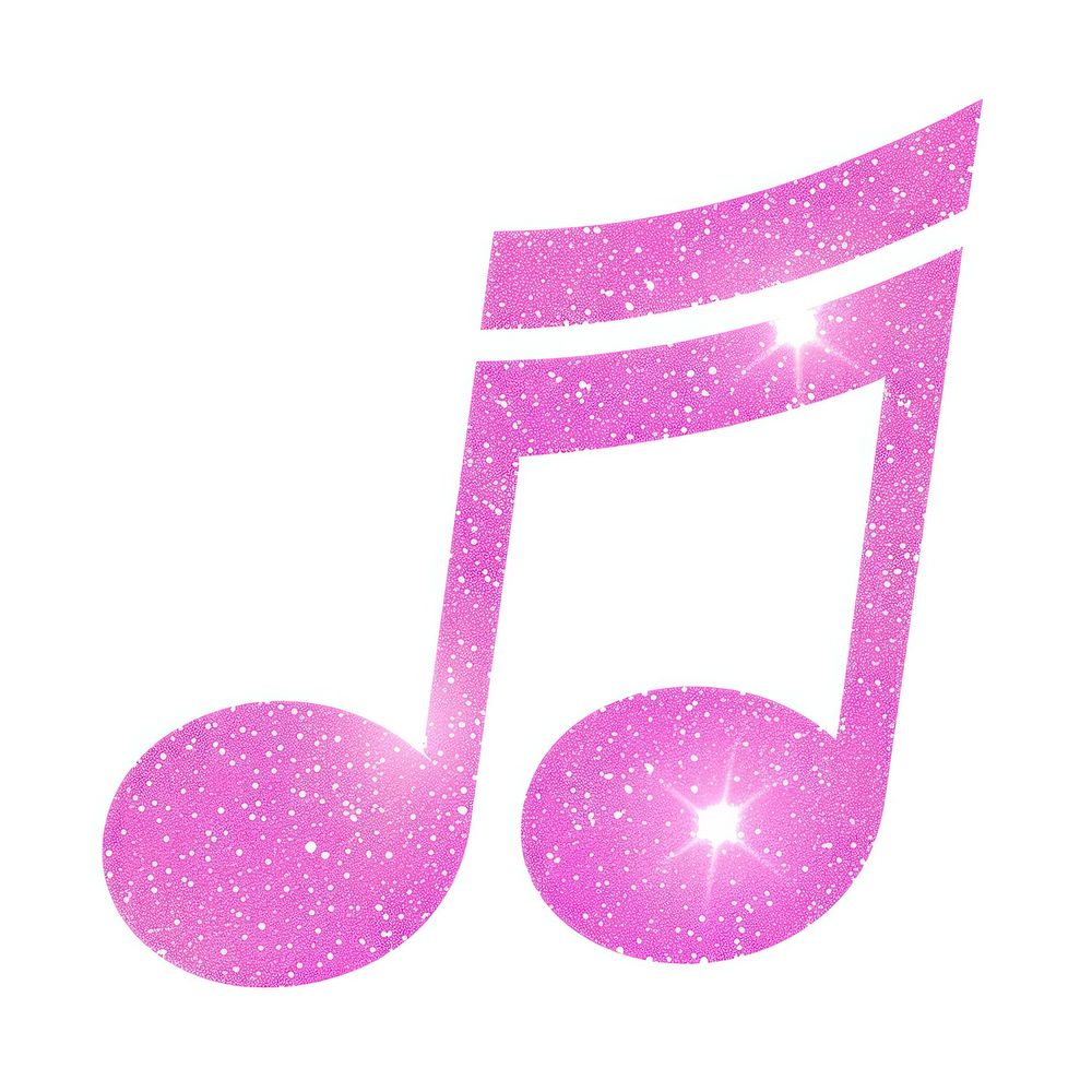 Pink Solkey music icon shape white background circle.