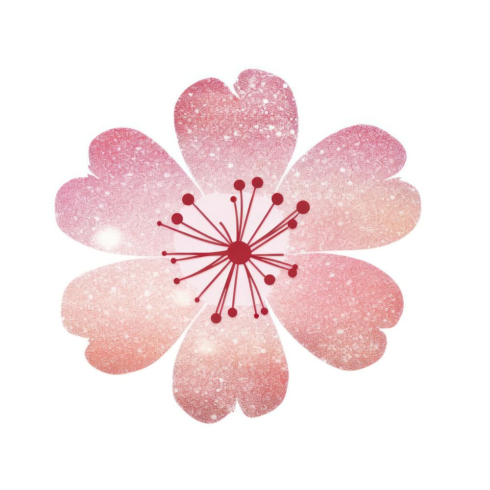 Sakura icon blossom flower shape.