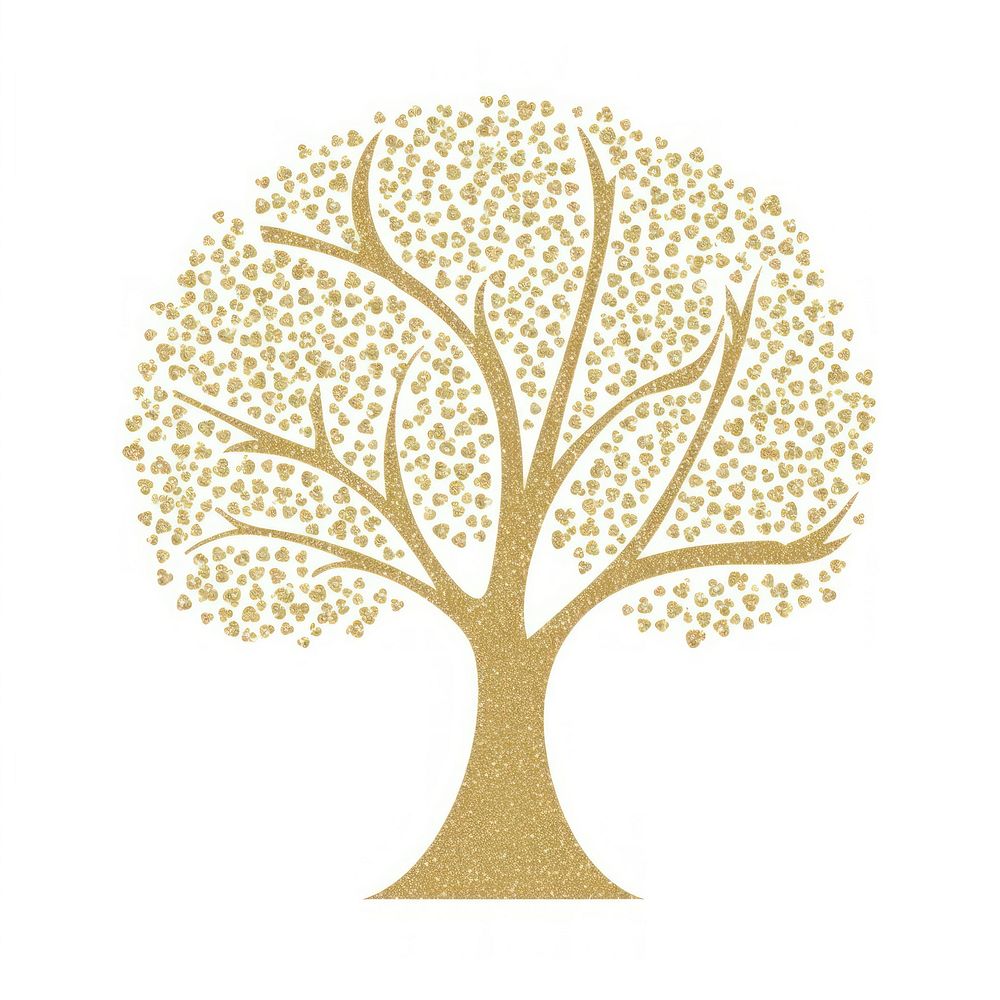 Tree icon pattern drawing plant.