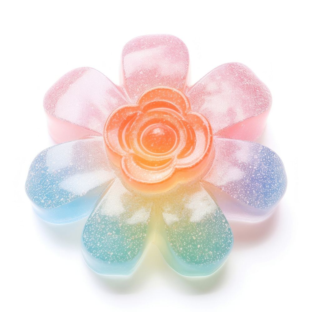 3d jelly flower candy sweets confectionery.