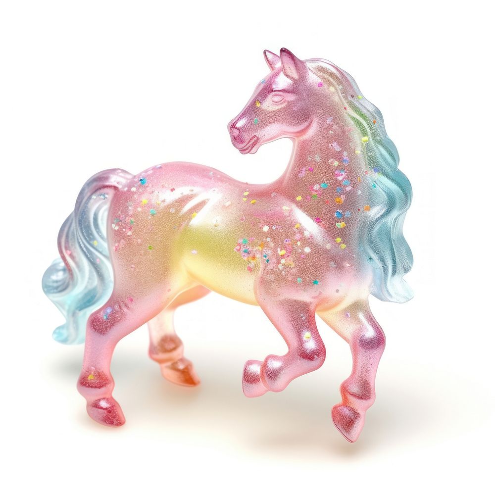 3d jelly Horse horse figurine animal.