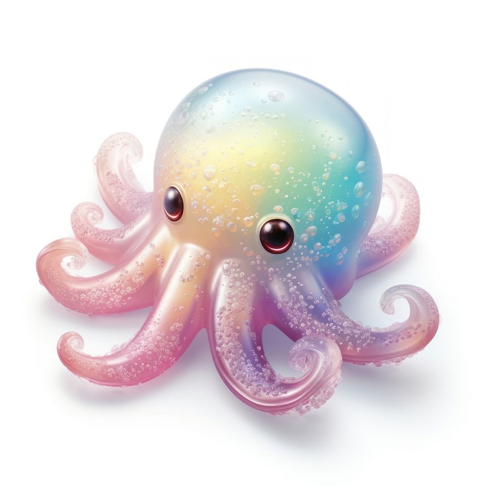 3d jelly squid octopus animal invertebrate.