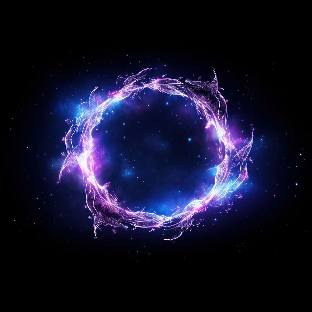 Neon galaxy astronomy universe outdoors.