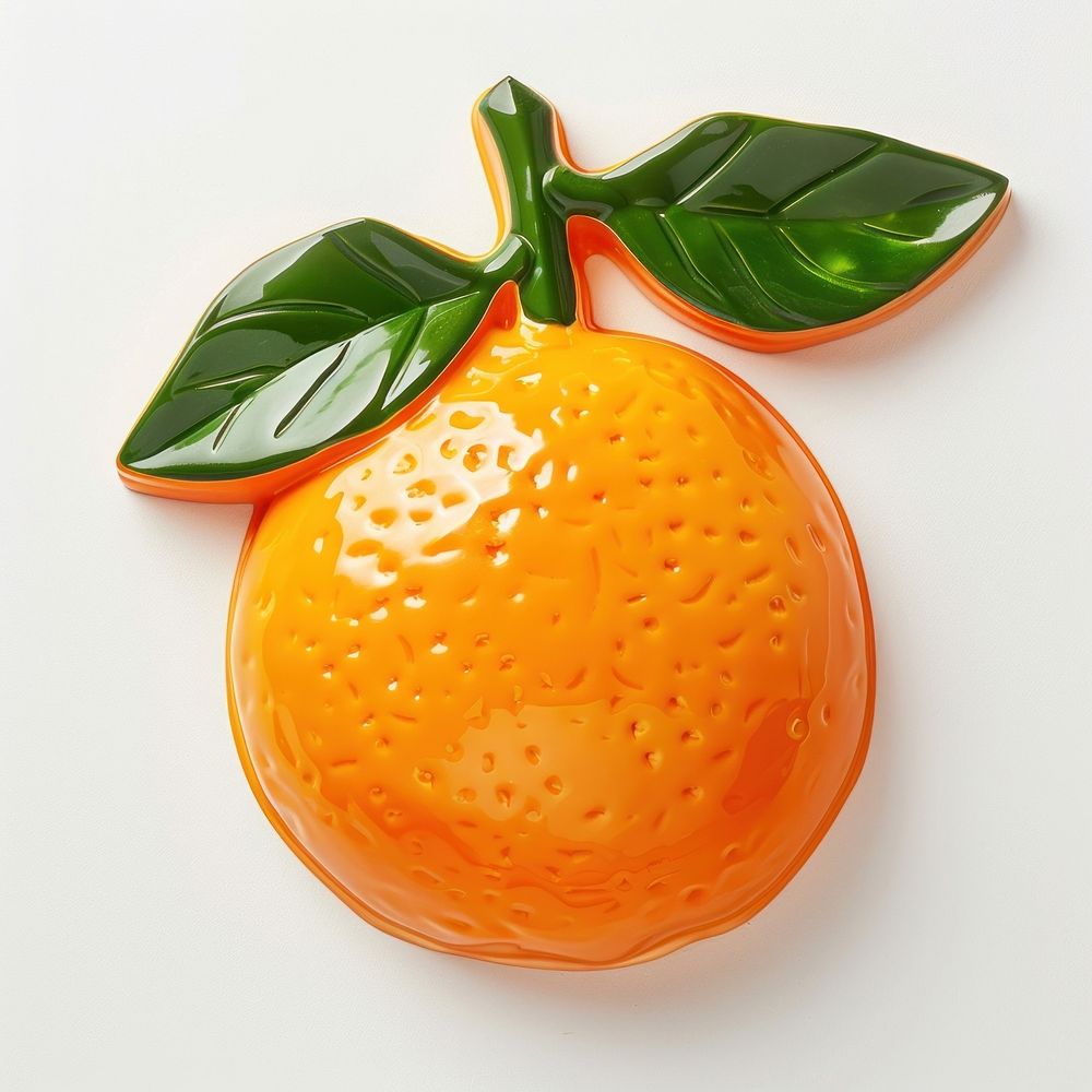 Orange made from polyethylene grapefruit plant food.