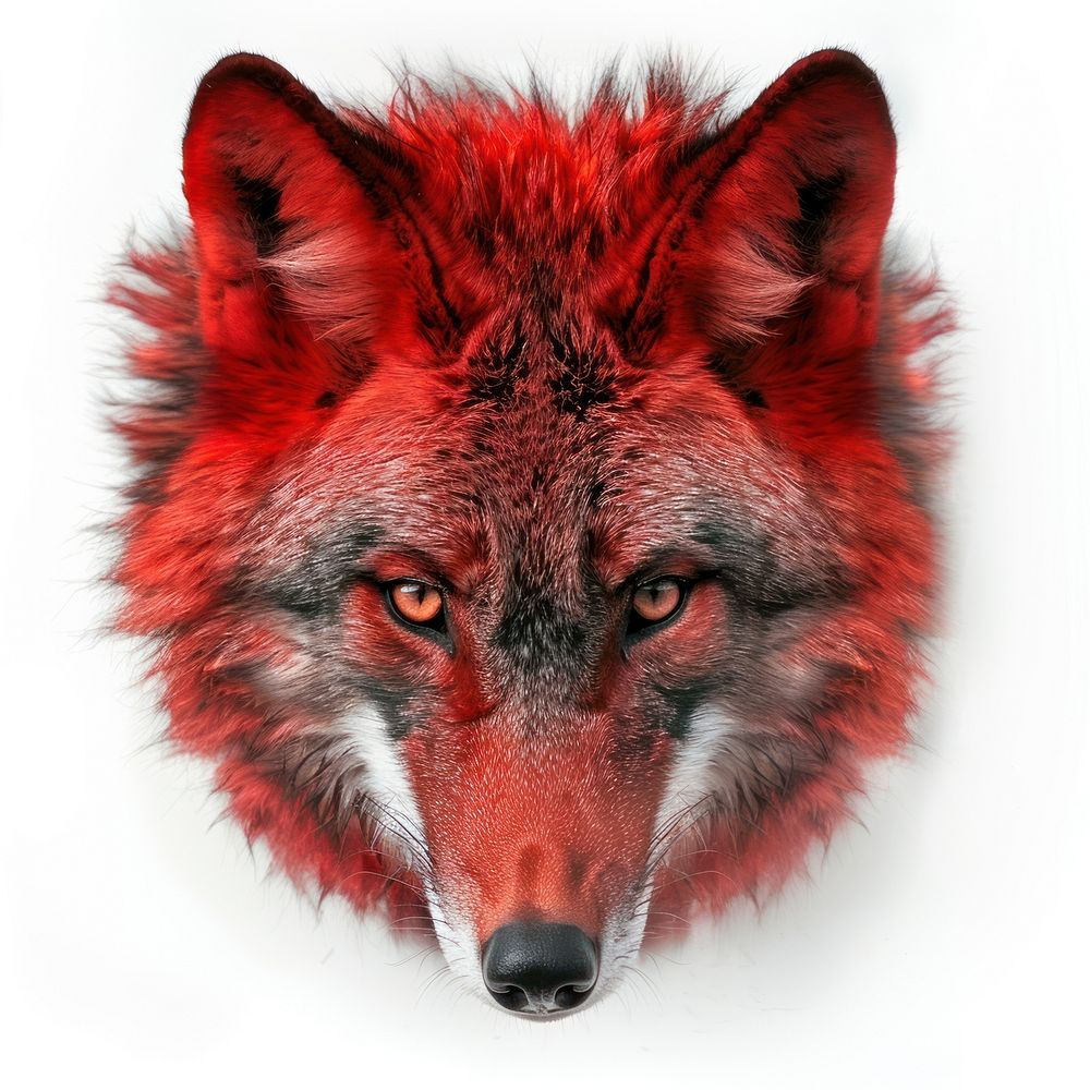 Red wolfx animal mammal coyote.